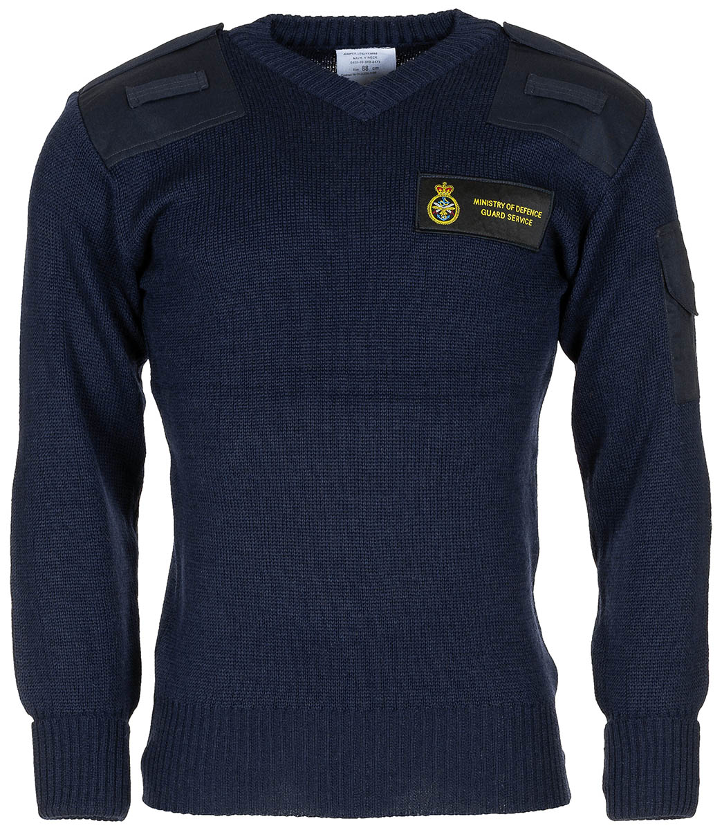 Artikelbild 1 des Artikels “Brit. Pullover, blau, V-Ausschnitt, neuw. “