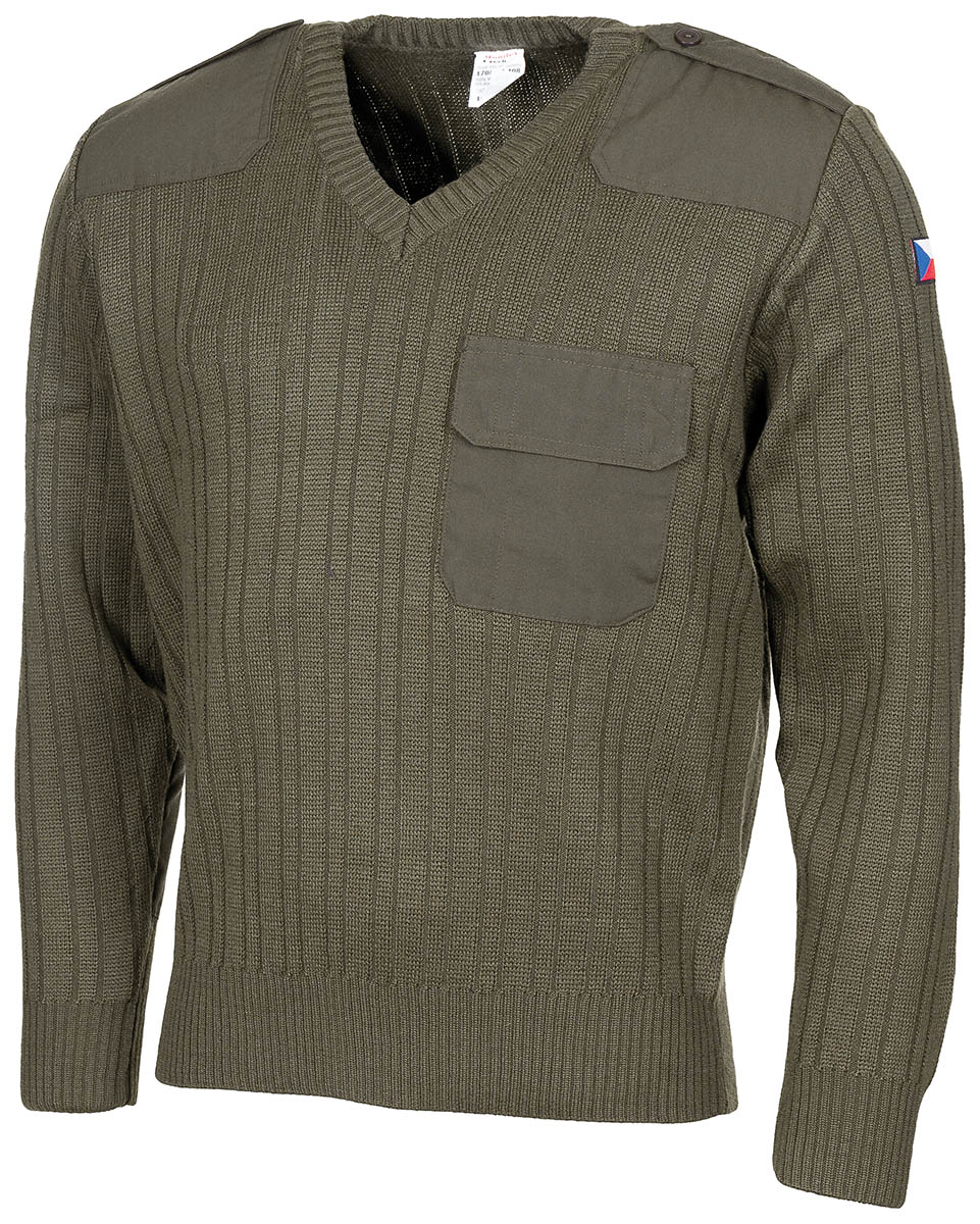 Artikelbild 1 des Artikels “CZ Pullover, M 97, oliv, V-Ausschnitt, neuw. “