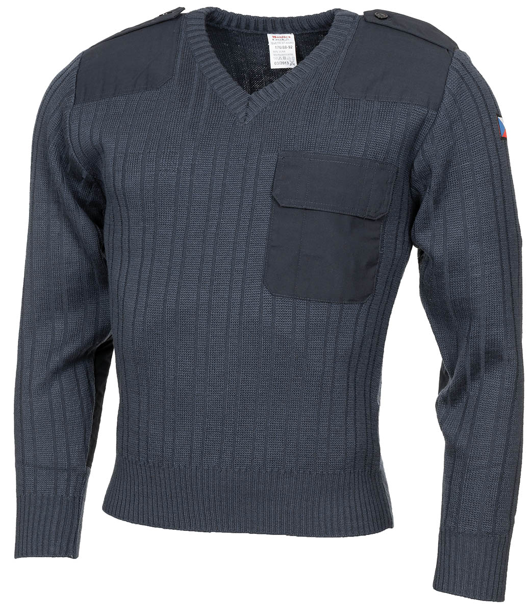 Artikelbild 1 des Artikels “CZ Pullover, M 97, blau, V-Ausschnitt, neuw. “