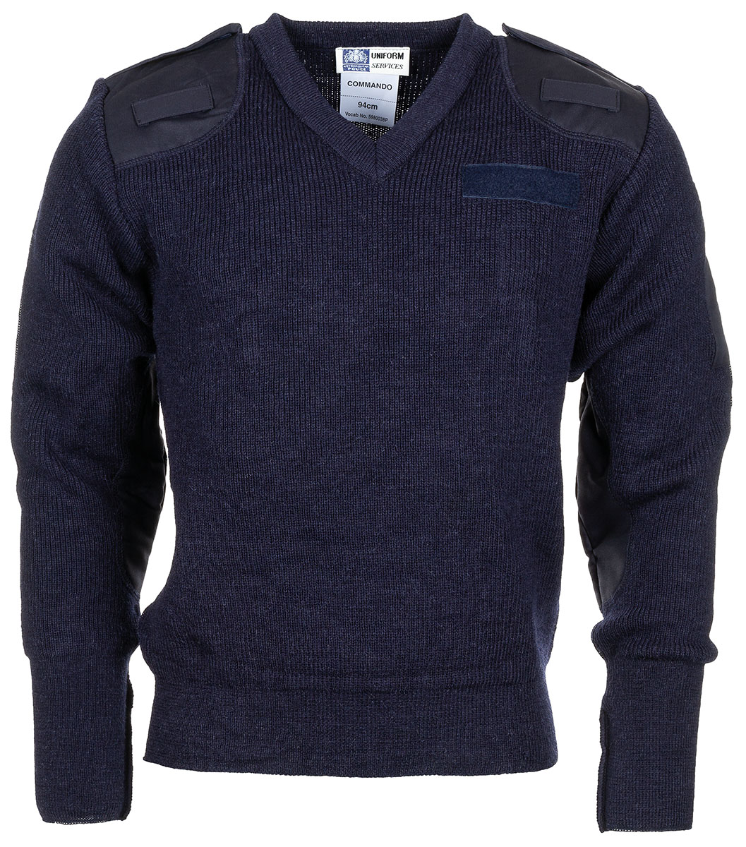 Artikelbild 1 des Artikels “Brit. Pullover, blau, Polizei, V-Ausschnitt, gebr. “