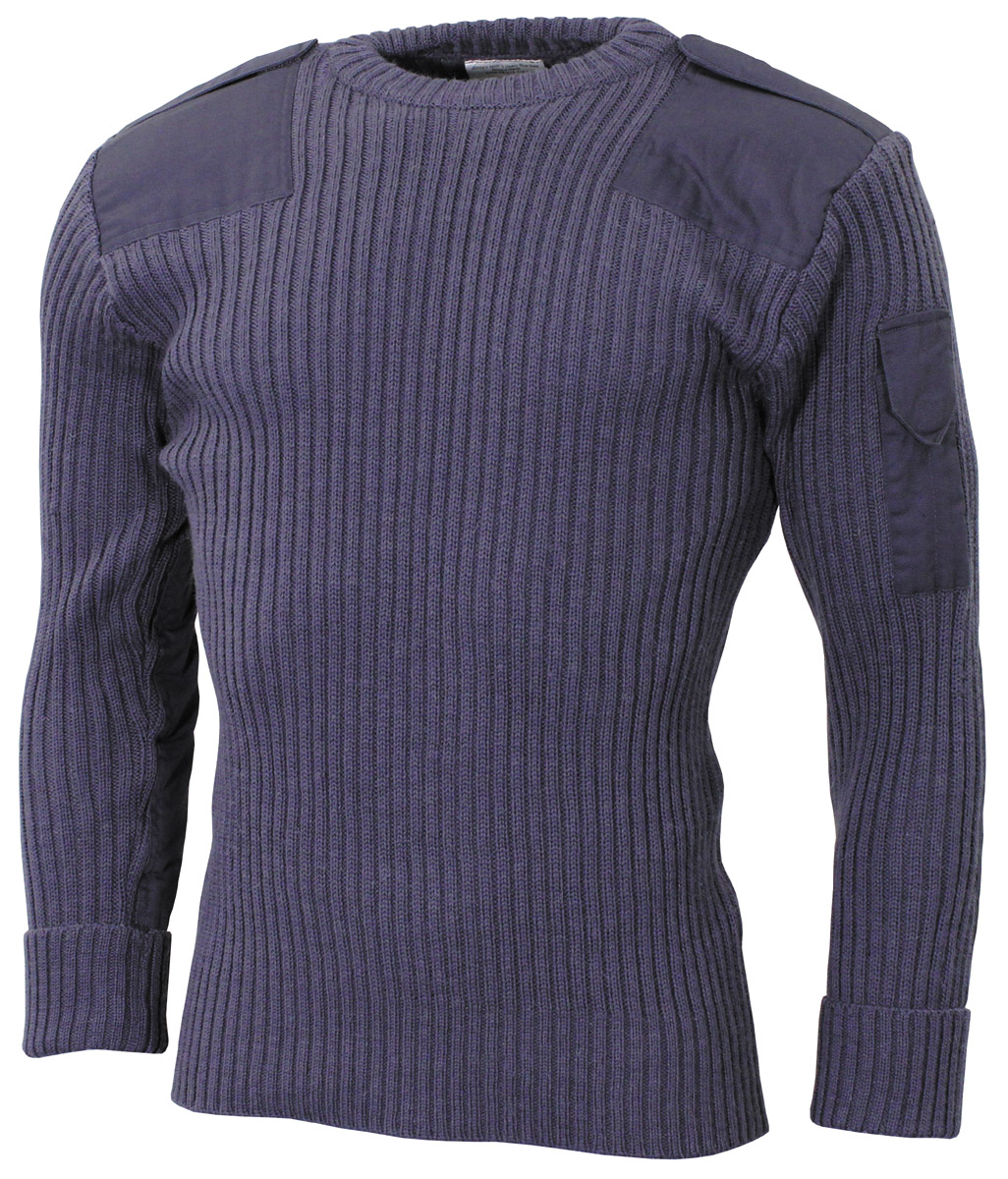 Artikelbild 1 des Artikels “Brit. Kommando Pullover, blau/grau, gebr. “