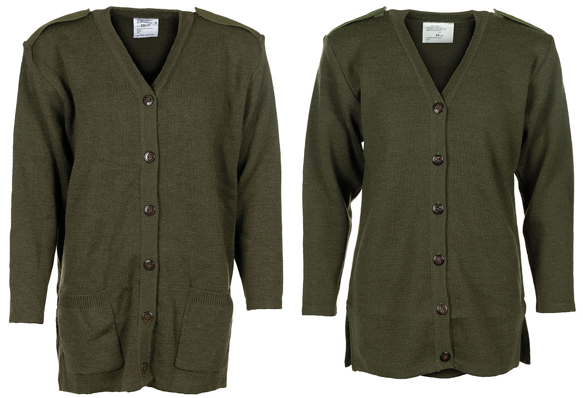 Artikelbild 1 des Artikels “Brit. Kommando Strickweste, DAMEN, oliv, gebr. “