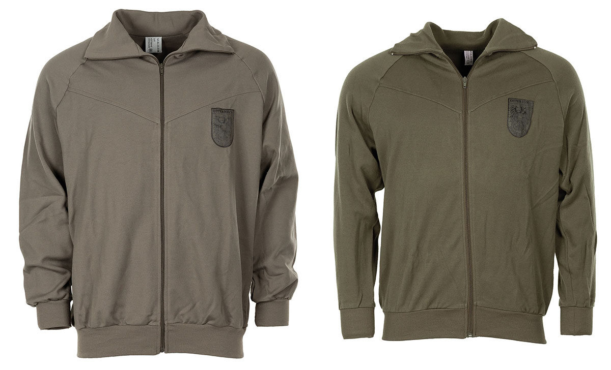 Artikelbild 1 des Artikels “Österr. Trainingsjacke, oliv, gebr. “