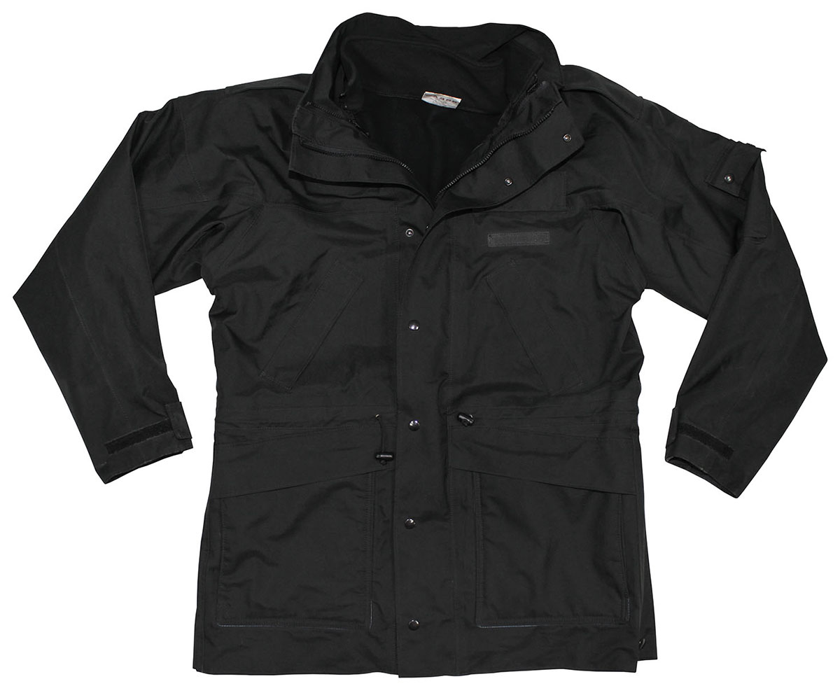 Artikelbild 1 des Artikels “Brit. Regenjacke, schwarz, mit Fleeceinnenjacke, gebr. “