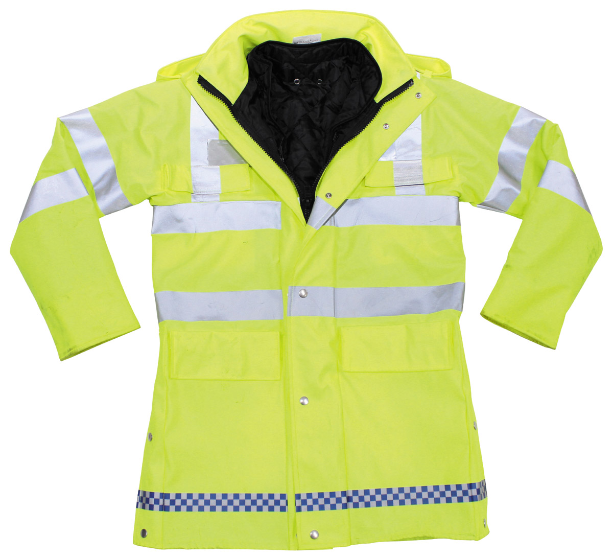 Artikelbild 1 des Artikels “Brit. Signaljacke, gelb, div. Modelle, RV-Steppfutter, gebr. “