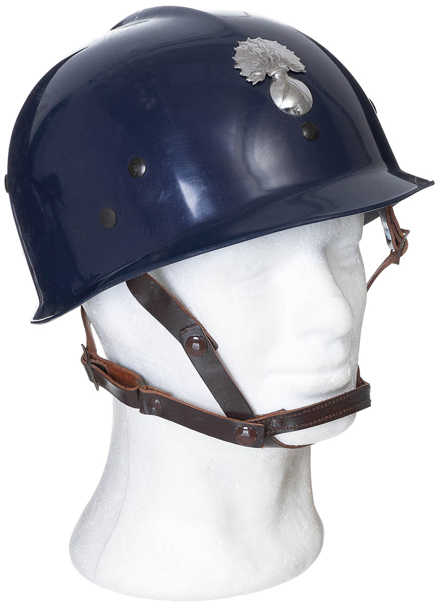 Artikelbild 1 des Artikels “Belg. Polizeihelm, blau, gebr. “