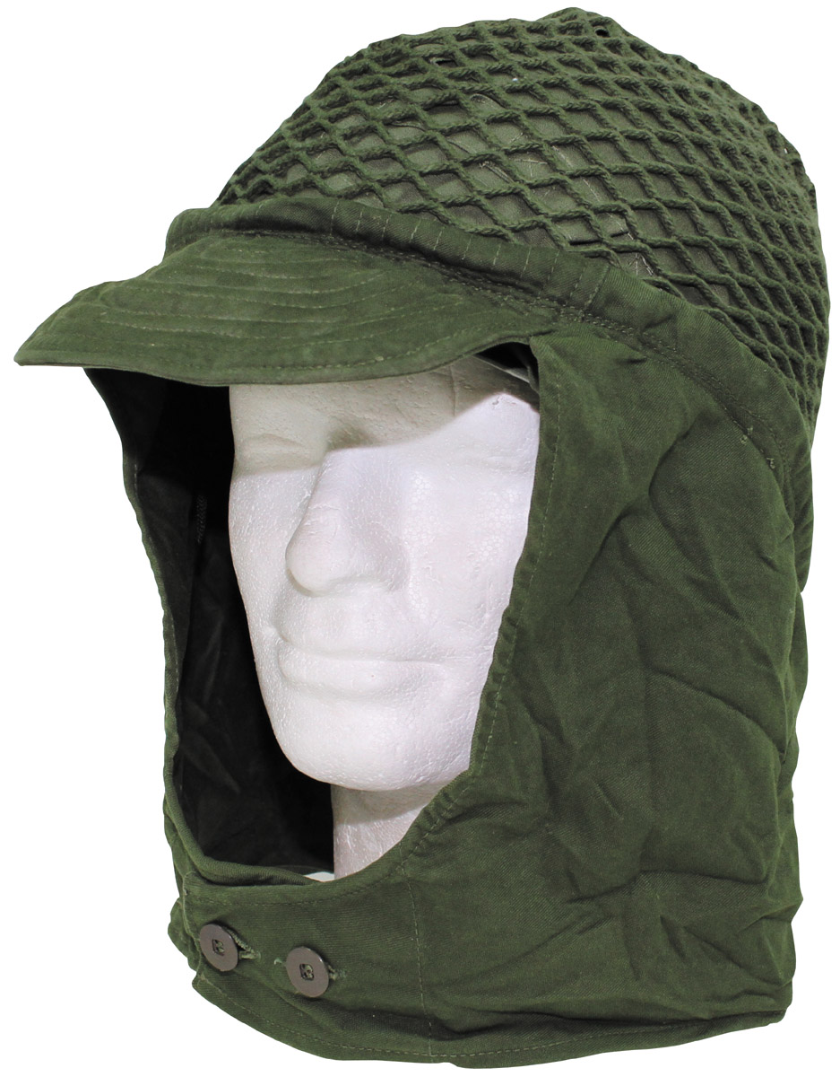 Artikelbild 1 des Artikels “Schwed. Helmnetz, oliv, Stahlhelm M/31, gebr., DEFEKT “
