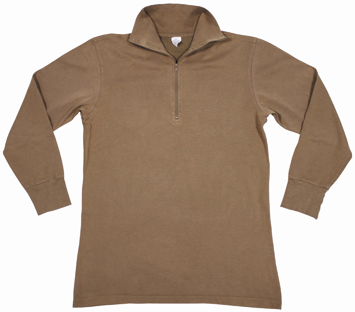 Artikelbild 1 des Artikels “BW Rollkragenhemd, Tropen, braun, mit RV, gebr., “