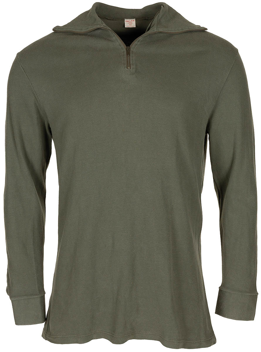 Artikelbild 1 des Artikels “Franz. Trikothemd, F1, oliv, mit Reißverschluss, gebr. “