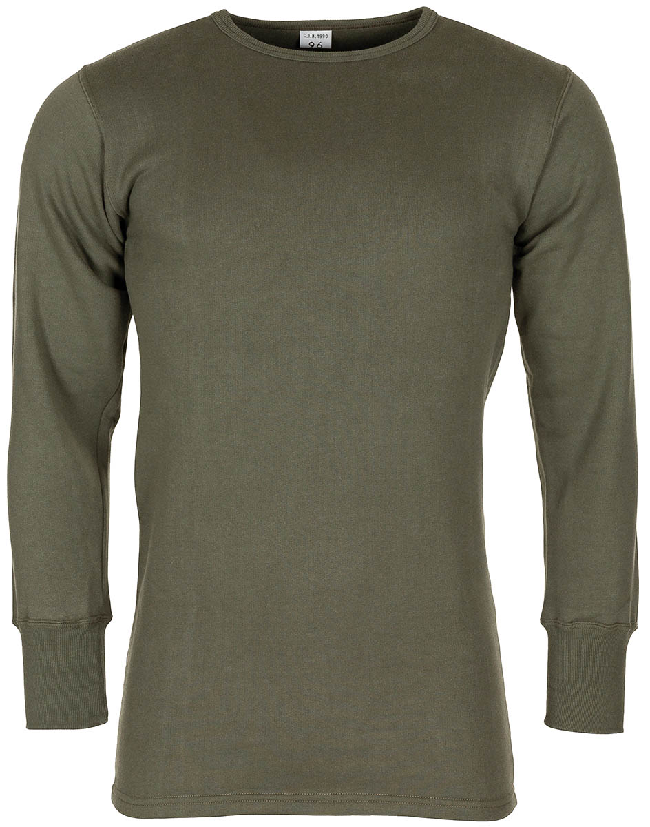 Artikelbild 1 des Artikels “Franz. Unterhemd, Plüsch, langarm, oliv, neuw. “