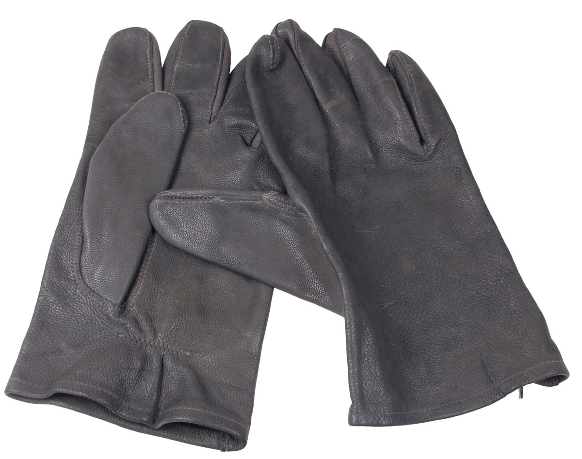 Artikelbild 1 des Artikels “BW Lederhandschuhe, grau, ungefüttert, gebr., II. Wahl “