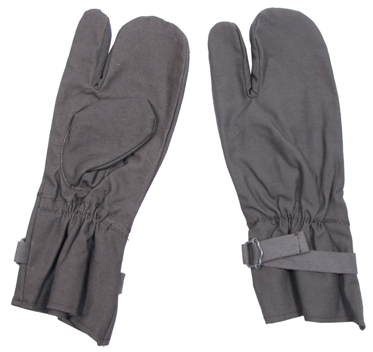 Artikelbild 1 des Artikels “Österr. Handschuhe, grau, 3 Finger mit Stulpe, gebr. “