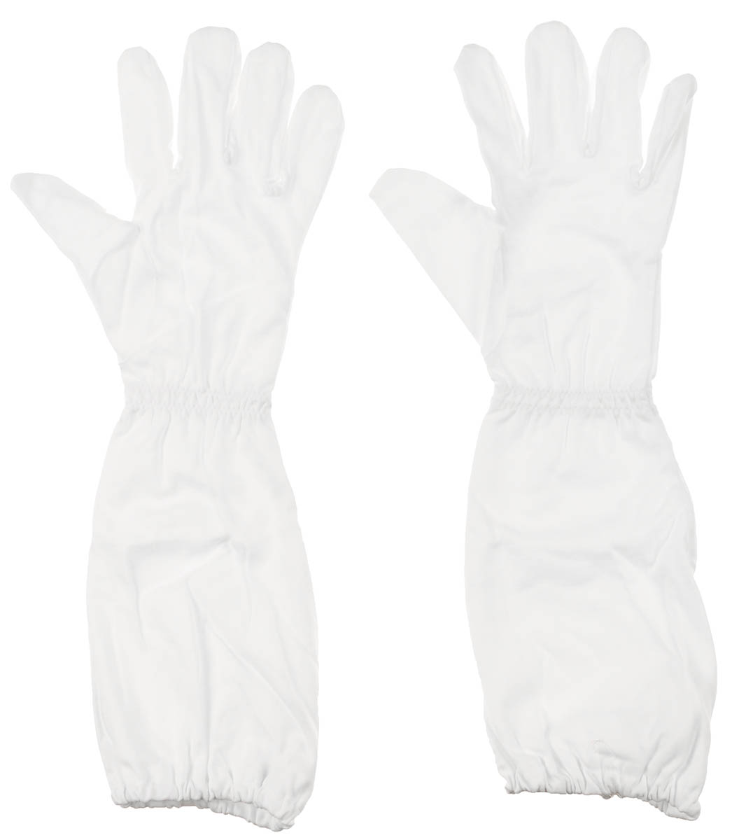 Product image 1 of the product “GB Gloves, white, with cuff, FR, used ”