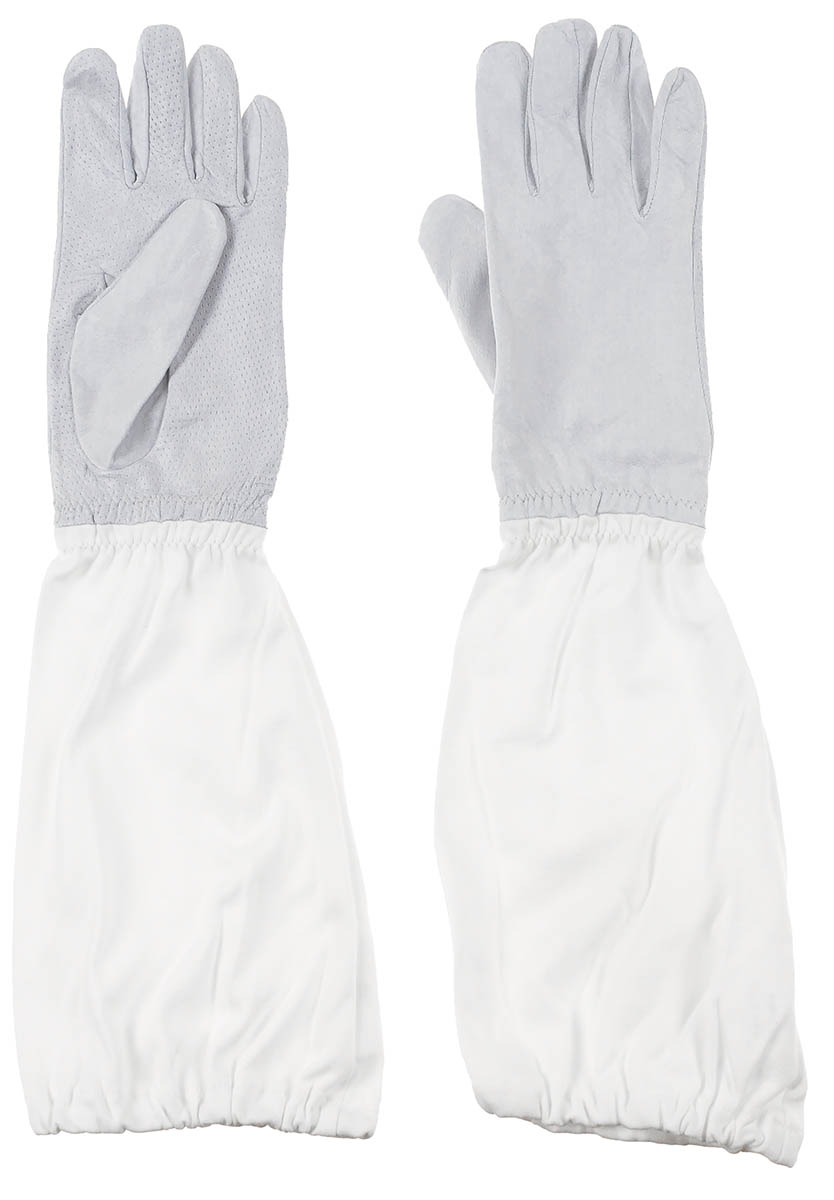 Artikelbild 1 des Artikels “Brit. Fingerhandschuhe, weiß, FR, Leder/Textil, neuw. “