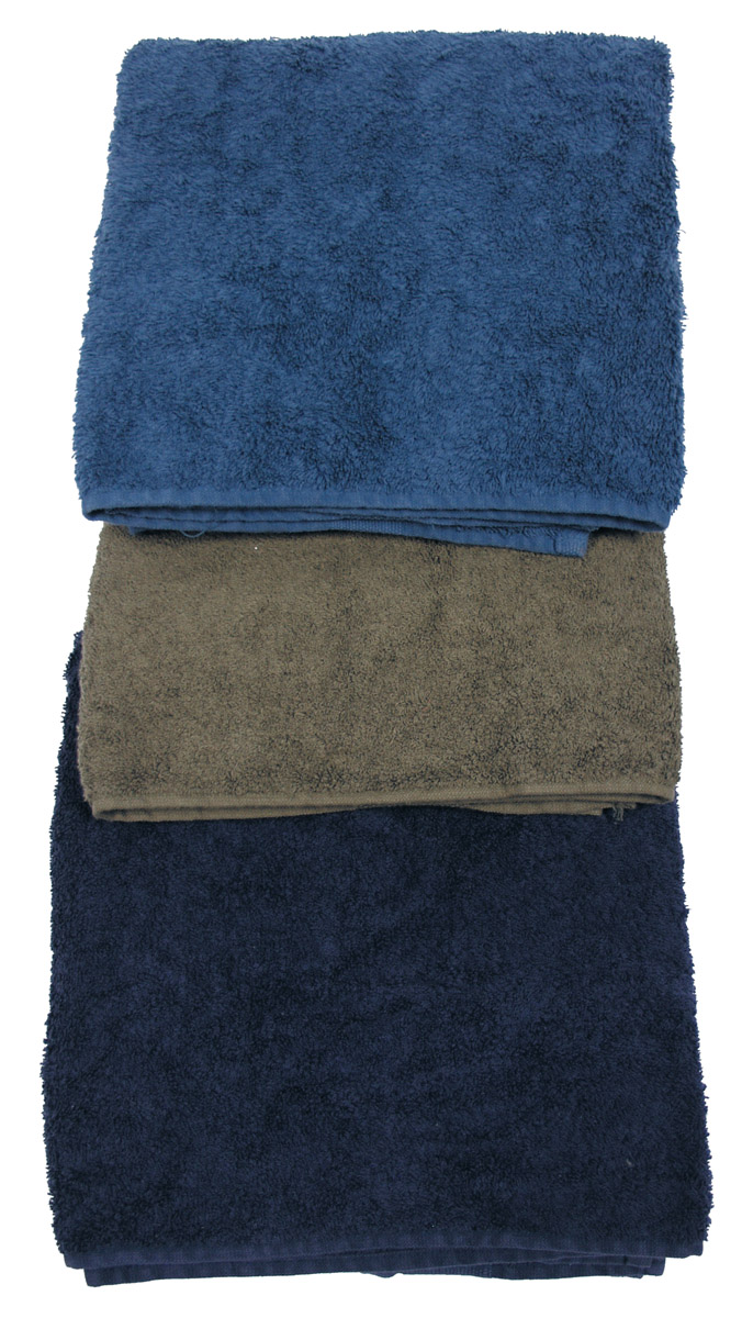 Artikelbild 1 des Artikels “Holl. Handtuch, Frottee, oliv und blau sort., gebr. “