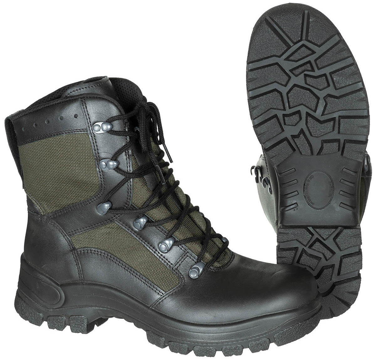 Artikelbild 1 des Artikels “BW Kampfstiefel, Tropen, oliv/schwarz, gebr. “