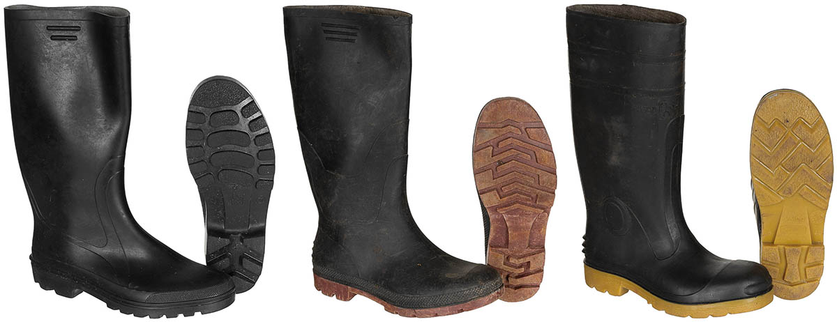 Product image 1 of the product “BW Rubber Boots, black, used, assorted models ”