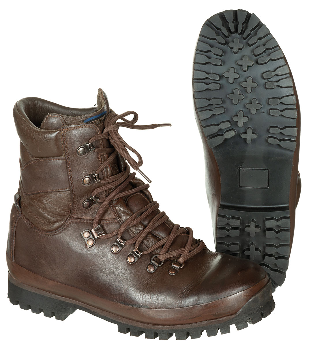 Artikelbild 1 des Artikels “Brit. Kampfstiefel, ALT-BERG, braun, gebr., 