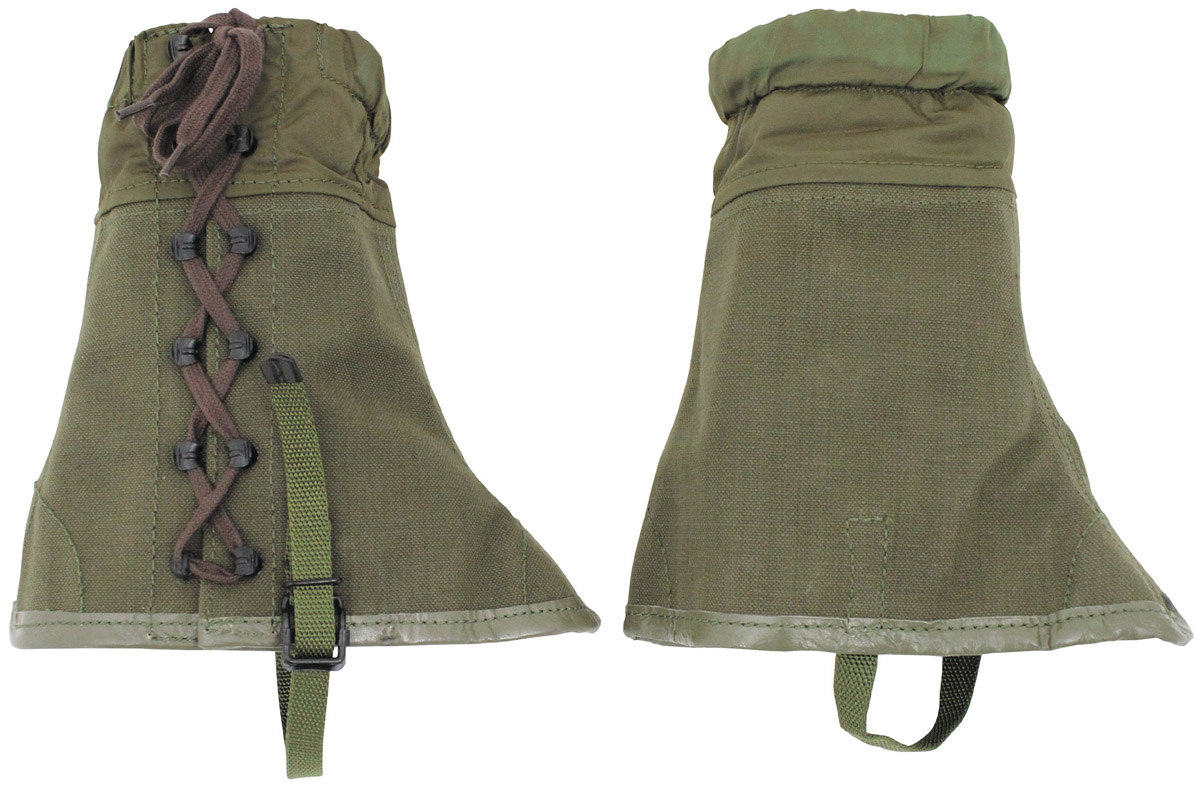 Artikelbild 1 des Artikels “Ital. Gamaschen, oliv, Canvas, neuw. “