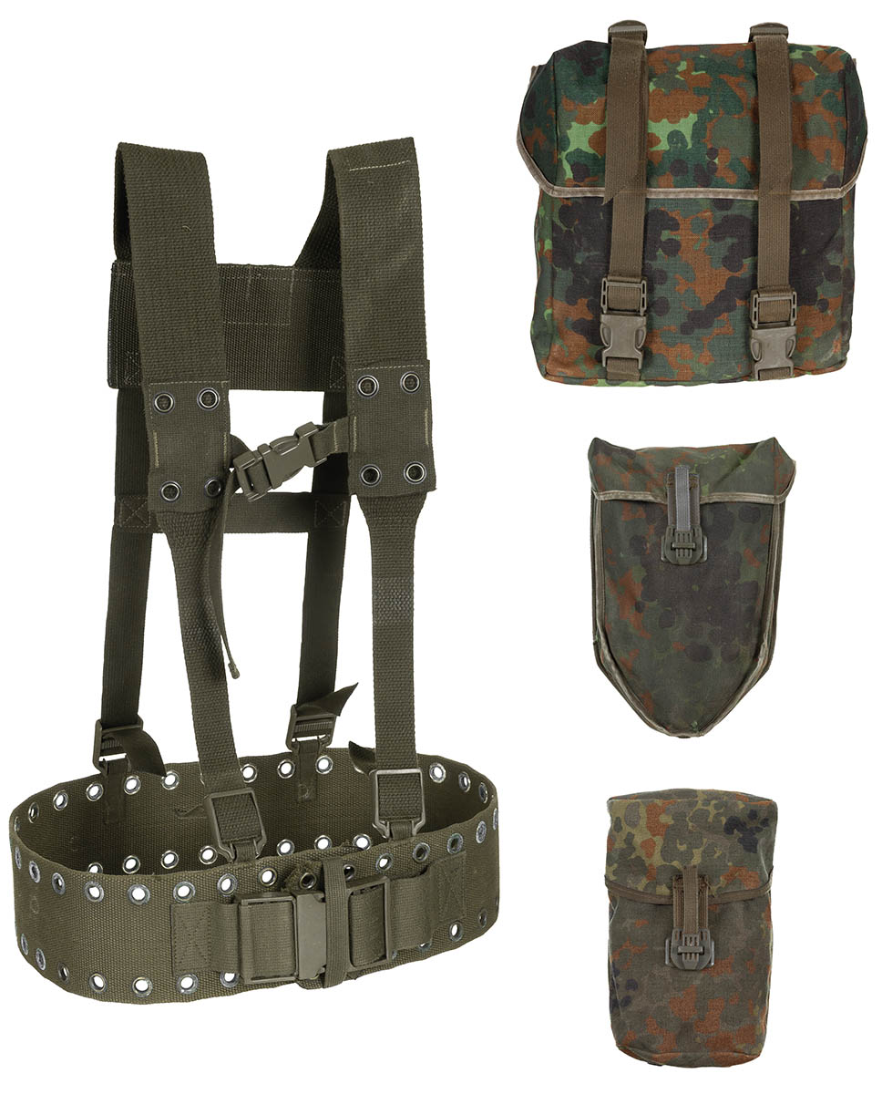 Artikelbild 1 des Artikels “BW Koppeltragesystem, flecktarn, 5-teilig, gebr. “