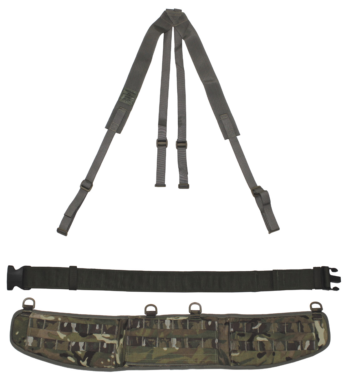 Artikelbild 1 des Artikels “Brit. Hüftgurt, MTP tarn, mit Suspender, gebr. “