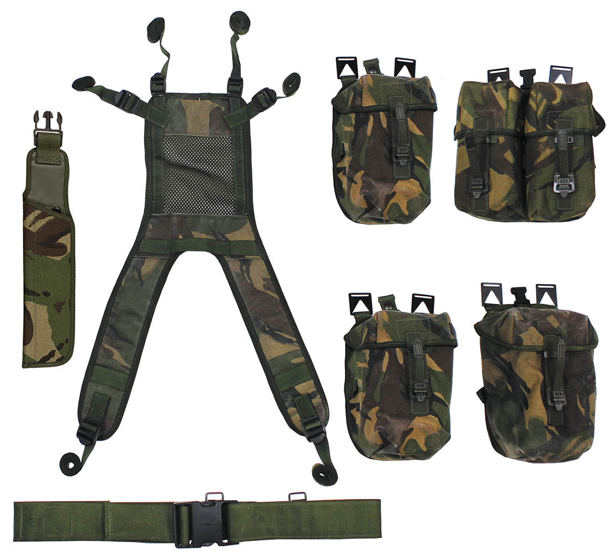 Image 1 de l'article GB tactique set, DPM camo, 7-pieces , occ. 
