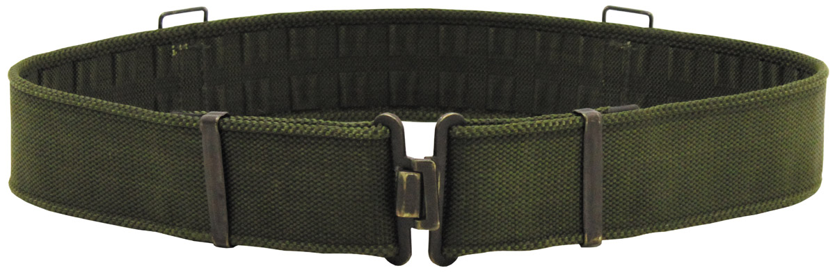 Artikelbild 1 des Artikels “Brit. Feldkoppel, oliv,5,8 cm, mit Metallverschluss, gebr. “