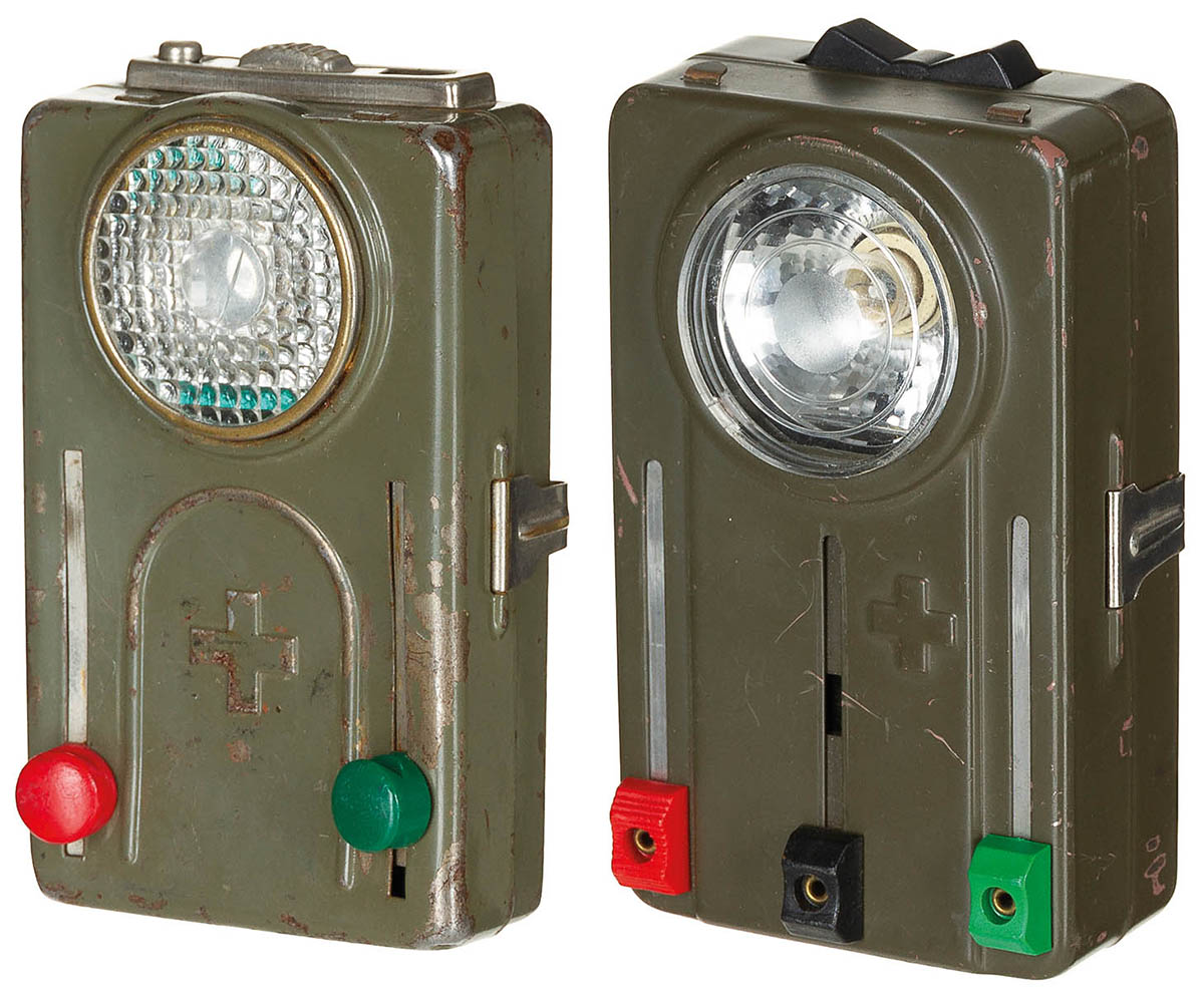 Artikelbild 1 des Artikels “Schweiz. Taschenlampe, oliv, Metallgehäuse, gebr. “