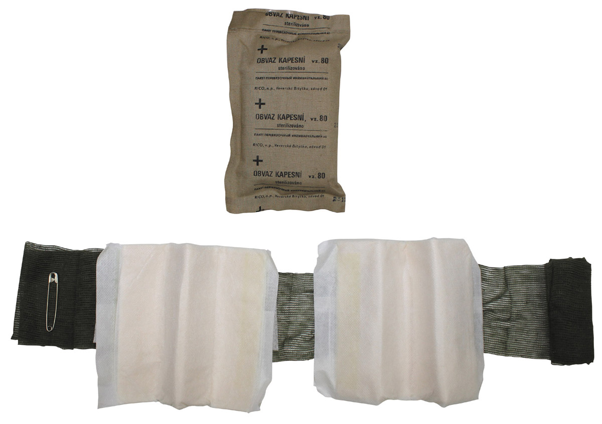Artikelbild 1 des Artikels “CZ/SK Verbandspäckchen, mit Inhalt, VZ.80, neuw., DEKO “