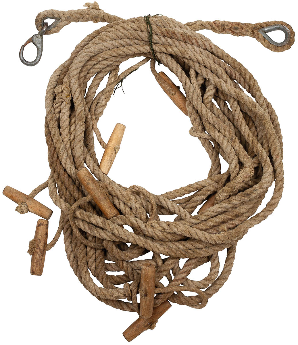 Artikelbild 1 des Artikels “Schwed. Hanfseil, 16 mm, Länge ca. 20 m, gebr. “