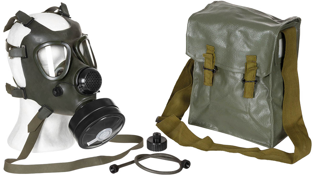 Artikelbild 1 des Artikels “Rumän. Schutzmaske M85, Filter, neuw. (EXP.BESCHRÄNK.) “