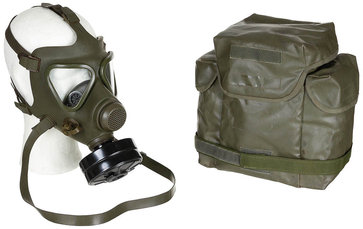 Image 1 de l'article AT Masque à gaz, occ., COND. SUPERIEURE, olive (RÉSTRICT. À L'EXPORT.) 