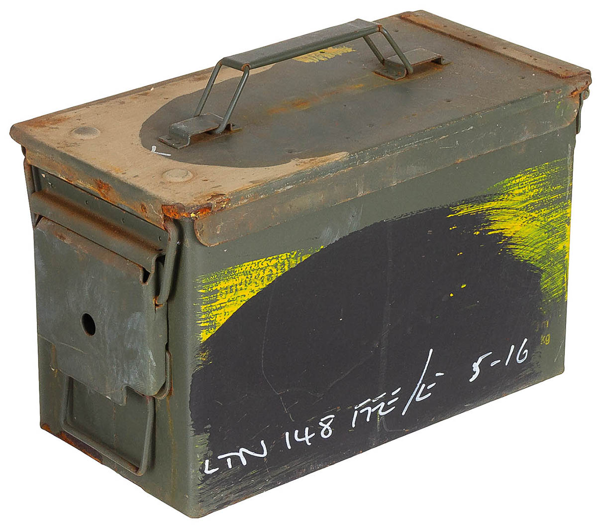 Artikelbild 1 des Artikels “Brit. Munitionskiste, Gr .2, M2A1, Cal.50/5.56, gebr. “