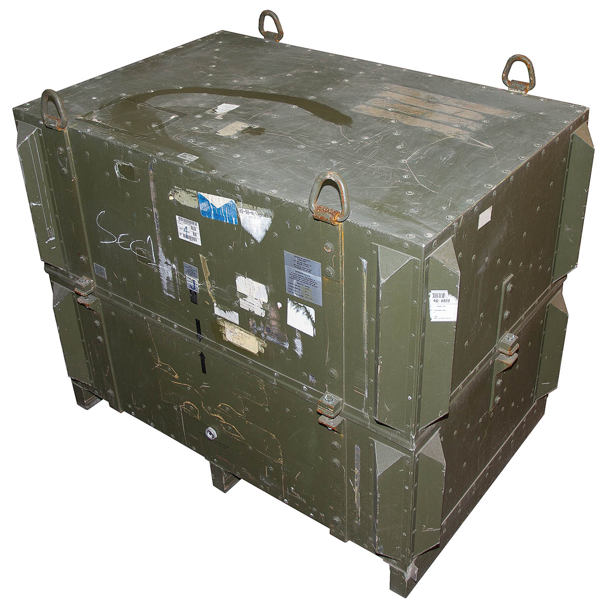 Artikelbild 1 des Artikels “Brit. Transportbehälter, Alu, 2-teilig, gebr. “