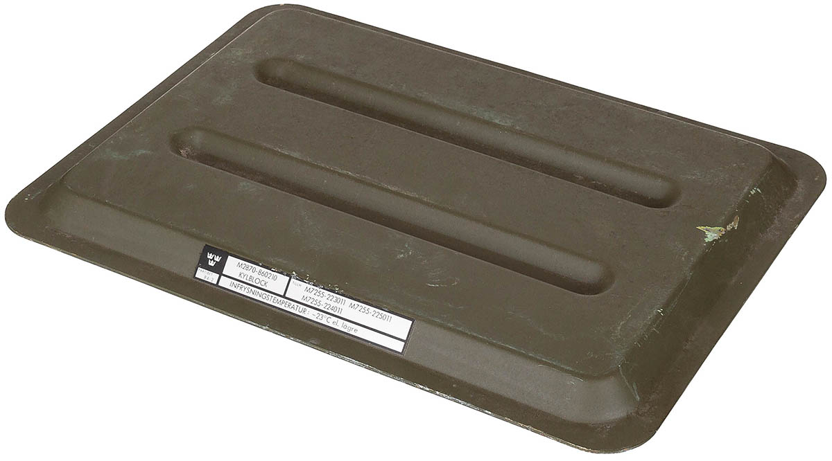 Artikelbild 1 des Artikels “Schwed. Kühlblock, Metall, neuw., mit Lagerspuren “