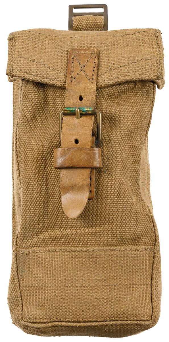 Artikelbild 1 des Artikels “Ital. Magazintasche MKIII, Canvas, braun, orig., gebr. “