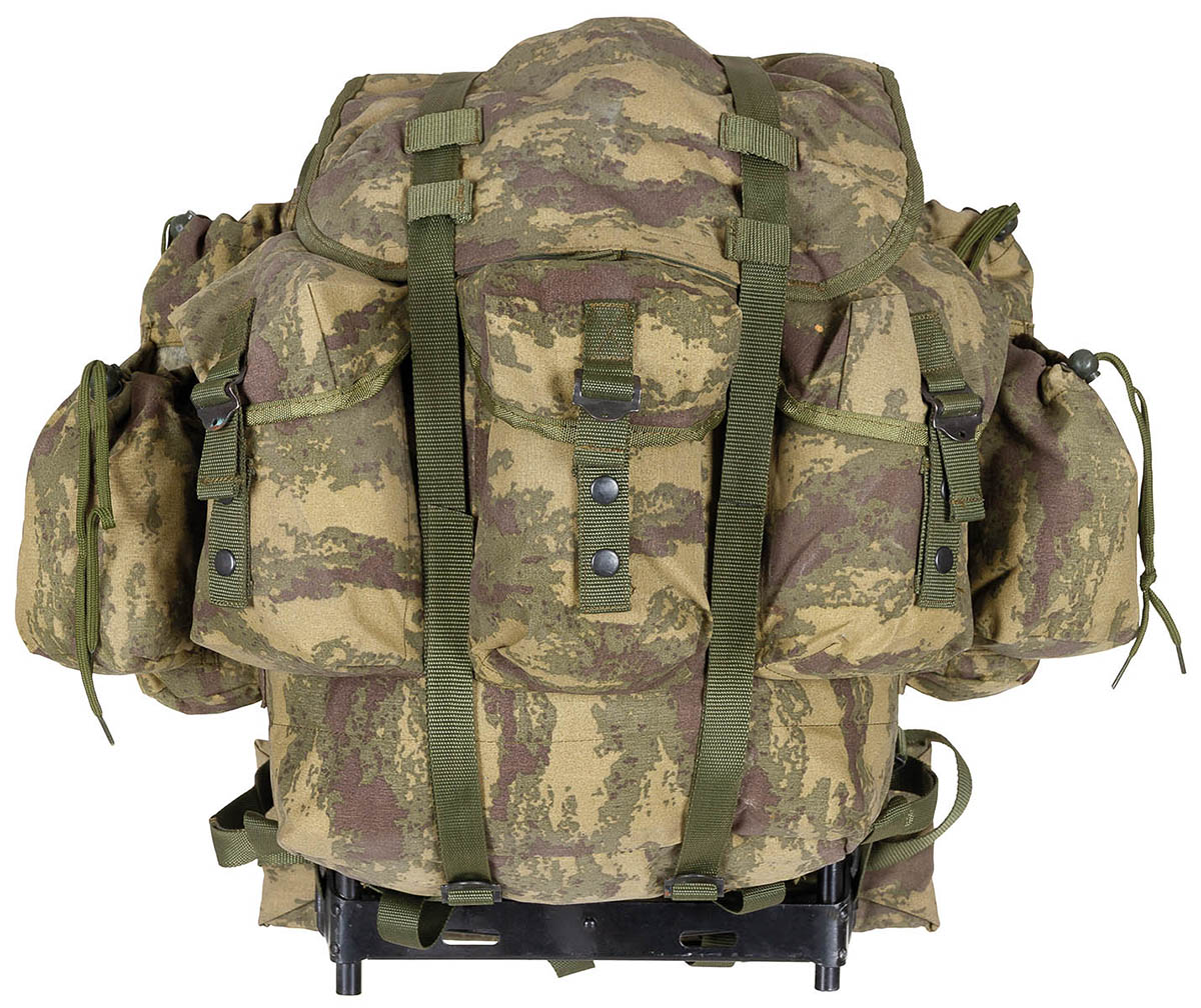 Artikelbild 1 des Artikels “Türk. Rucksack, M2008, gebr., Metallgestell “