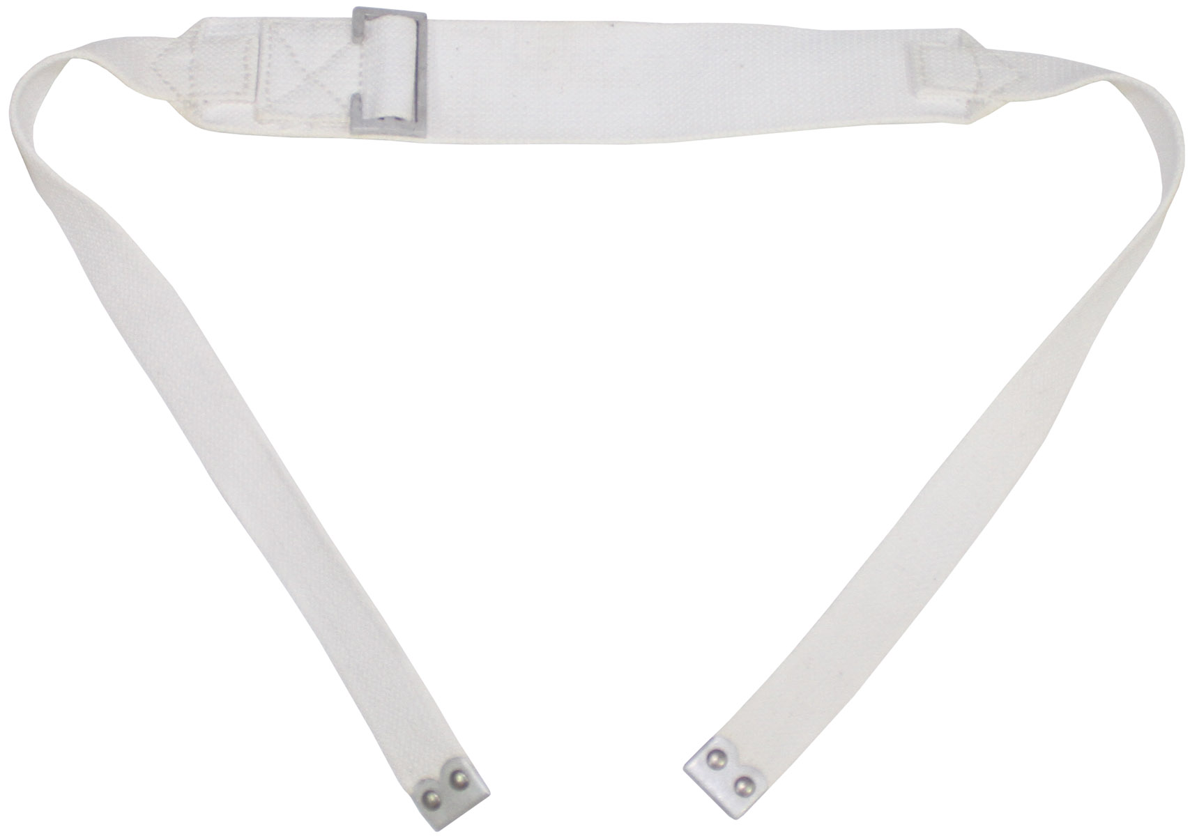 Artikelbild 1 des Artikels “Ital. Tragegurt, weiß, Canvas, Schulterriemen, 100 cm, gebr. “