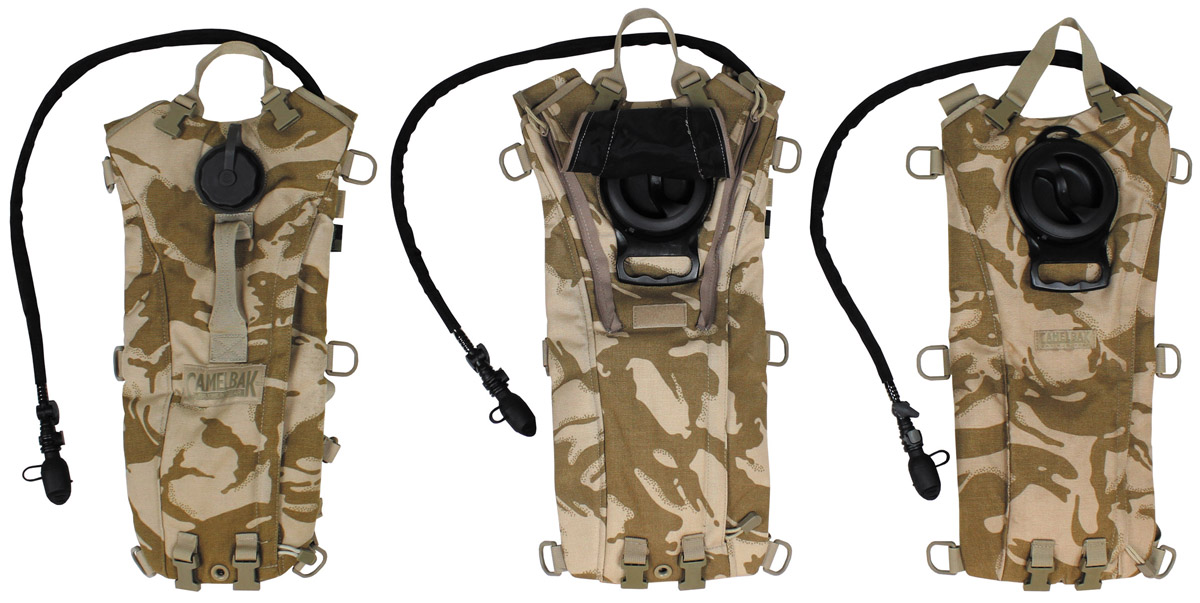 Artikelbild 1 des Artikels “Brit. Trinkrucksack, neuw., DPM desert, TPU-Beutel neu “