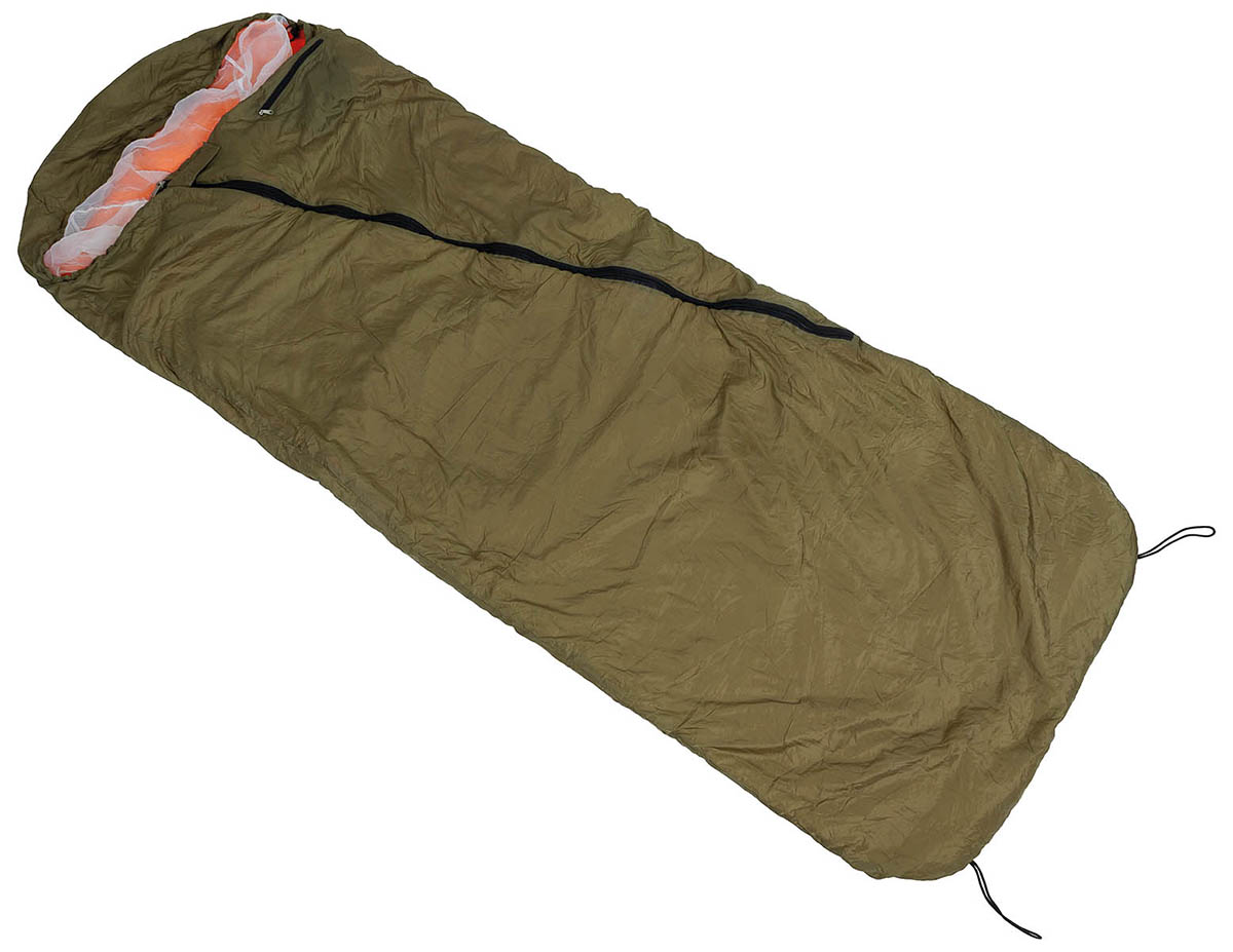 Artikelbild 1 des Artikels “CZ Schlafsack, Sommer, oliv/orange, gebr. “