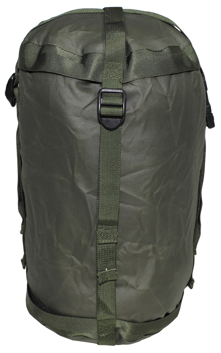 Artikelbild 1 des Artikels “Brit. Kompressionssack, oliv, für Schlafsack, groß, gebr. “