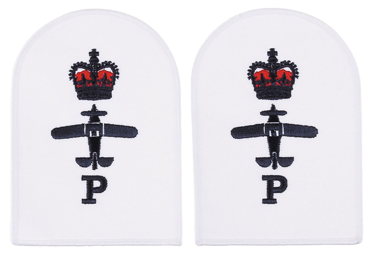 Artikelbild 1 des Artikels “Brit. Stickabzeichen, weiß, 