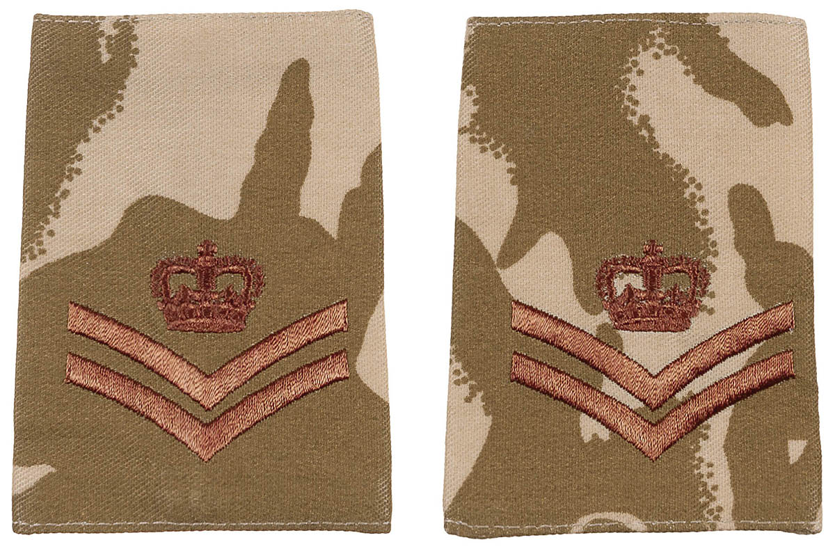 Artikelbild 1 des Artikels “Brit. Schulterklappen, desert, 10 Paar, CORPORAL OF HORSE “