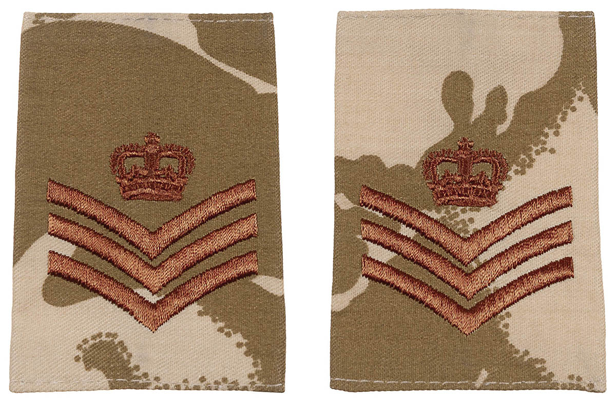 Artikelbild 1 des Artikels “Brit. Schulterklappen, desert, 10 Paar, STAFF SERGEANT “
