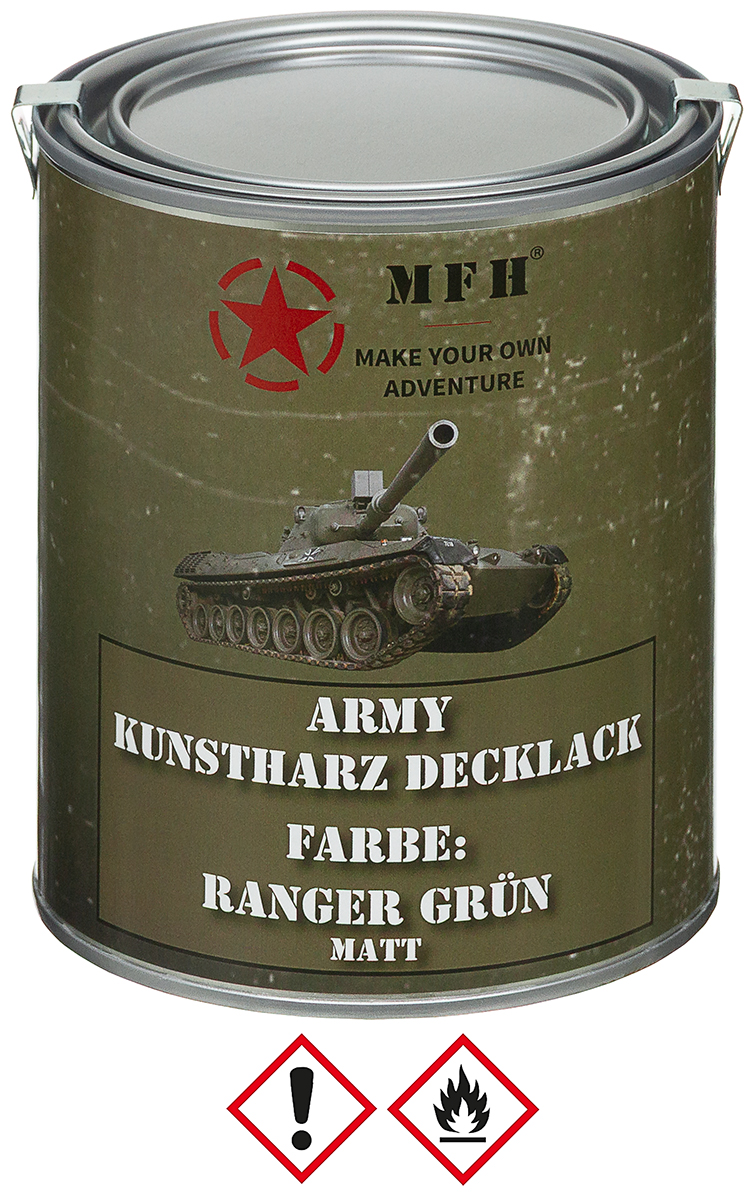 Artikelbild 1 des Artikels “Army Lack, RANGER GRÜN, matt, Dose, 1 l “
