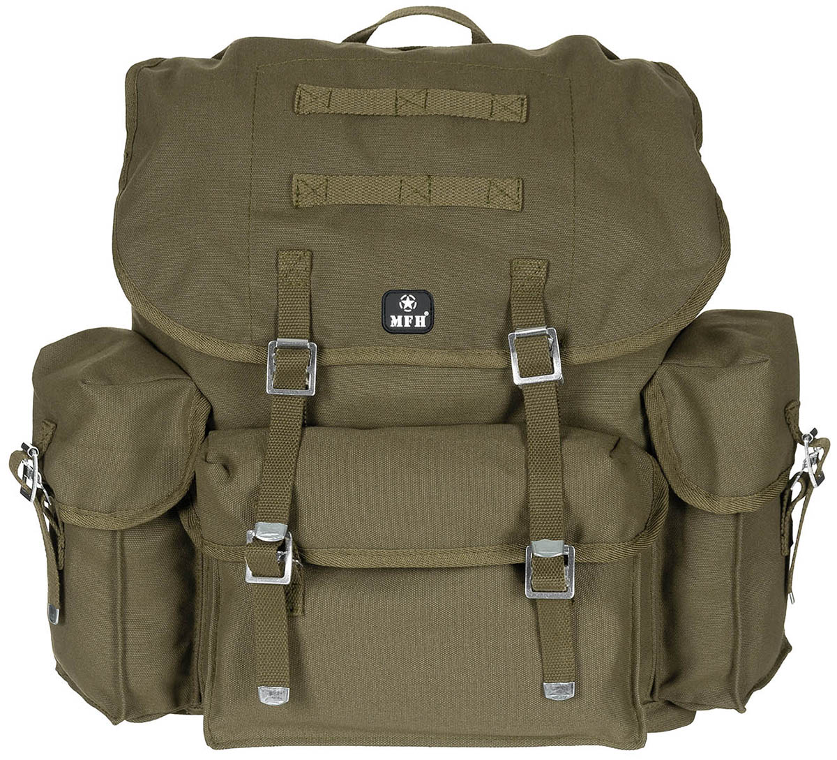 Product image 1 of the product “BW Backpack, OD green, Canvas ”