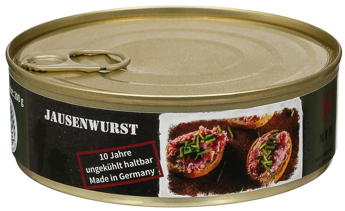 Artikelbild 1 des Artikels “Jausenwurst, Vollkonserve, 200 g, 7% Mwst. “