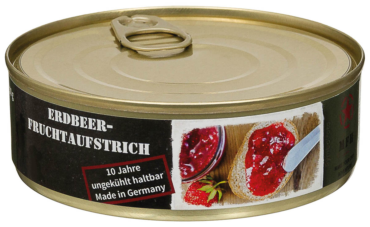 Artikelbild 1 des Artikels “Erdbeer-Fruchtaufstrich, Vollkonserve, 200 g, 7% Mwst. “