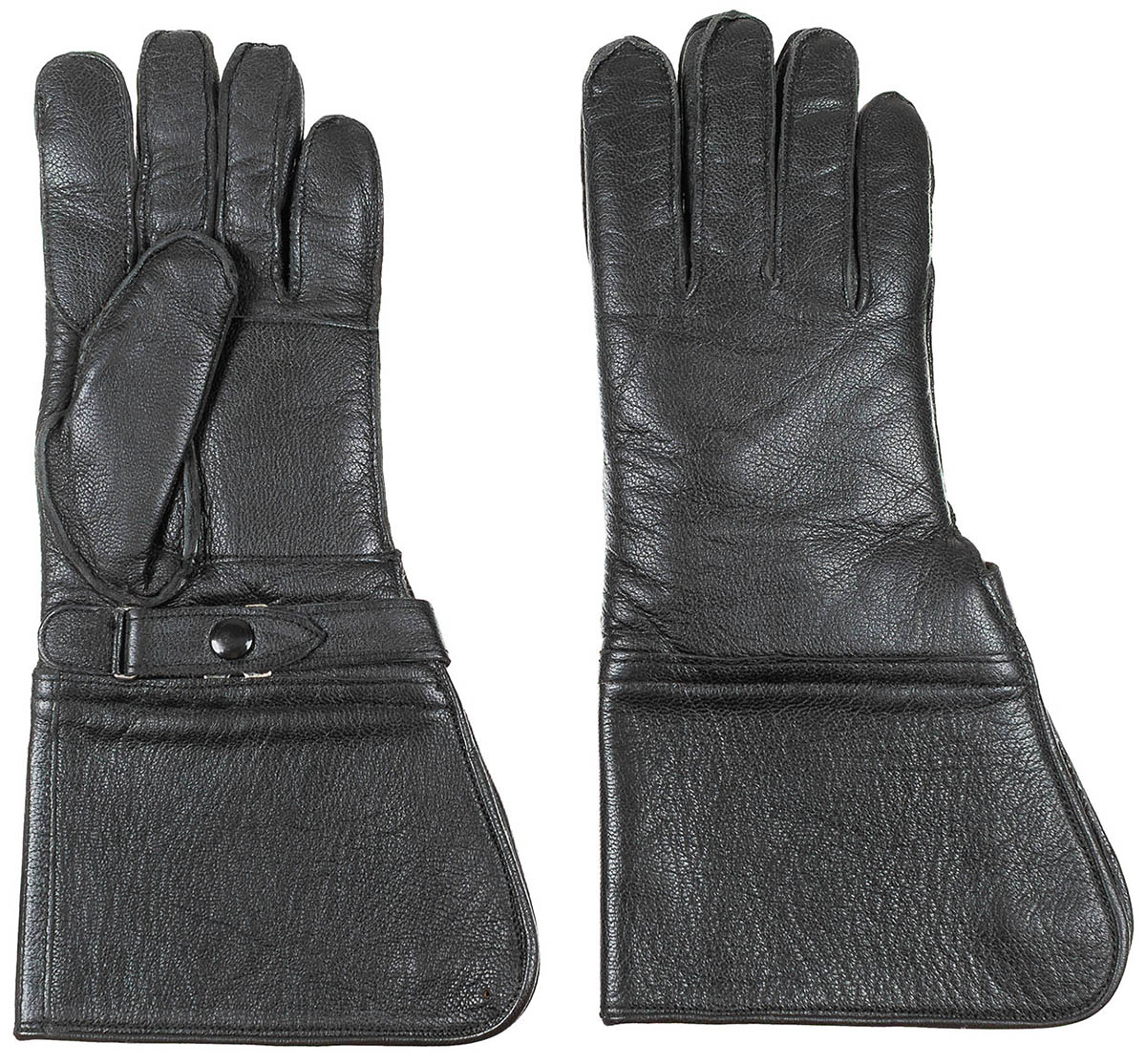 Image 1 de l'article FR Gants en cuir, motocycliste, avec manchette, comme neuf 