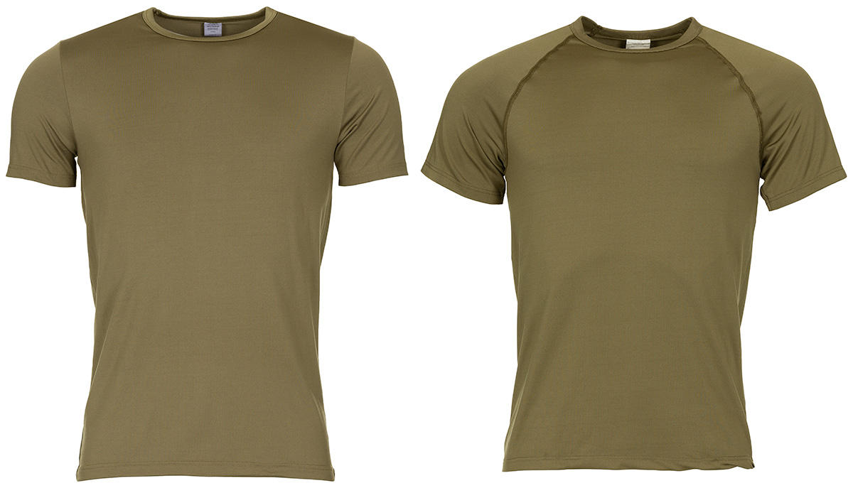 Image 1 de l'article NL Maillot de corps, manches courtes, olive, comme neuf 